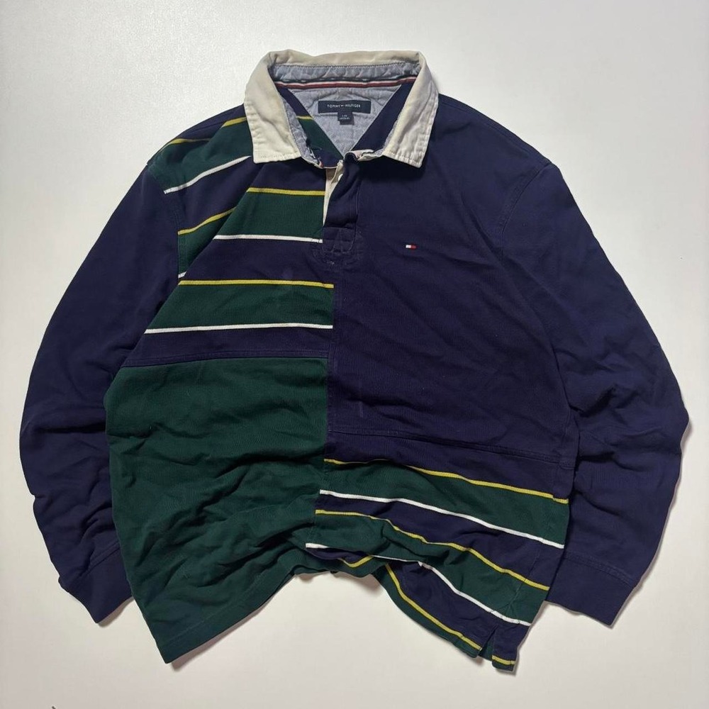 Tommy Hilfiger Colorblock Rugby Shirt – Size Large